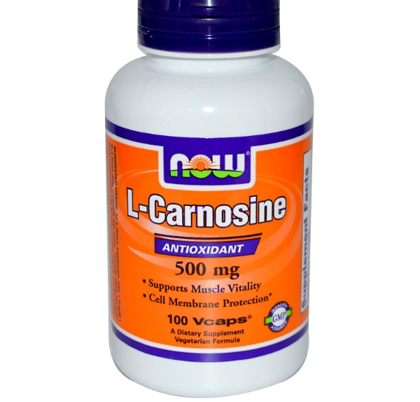 L Carnosine 500 mg (100 veggiecaps) Now Foods