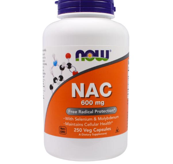 NAC, 600 mg (250 vegetarische capsules) - Now Foods NAC, 600 mg (250 vegetarische capsules) - Now Foods