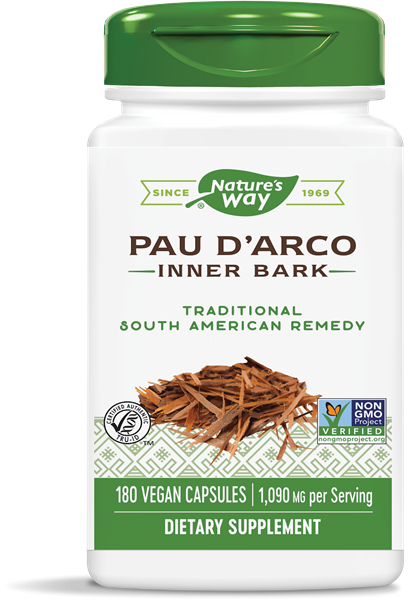 Pau d'Arco binnenste schors 545 mg (180 Capsules) - Nature's Way
