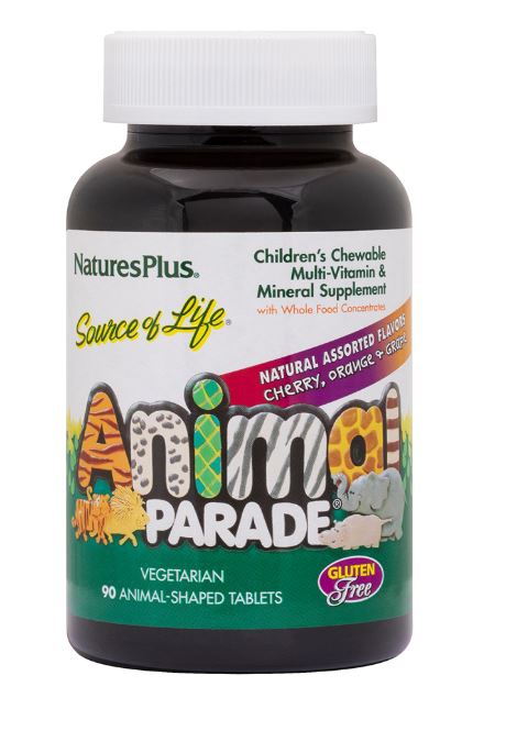 Source of Life Animal Parade Children's Chewable Natural Assorted Flavors (90 Chewable Tablets)