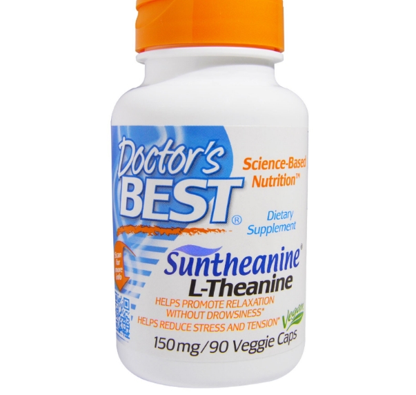 Suntheanine L-Theanine, 150 mg (90 Veggie Caps) - Doctor's Best Suntheanine L-Theanine, 150 mg (90 Veggie Caps) - Doctor's Best