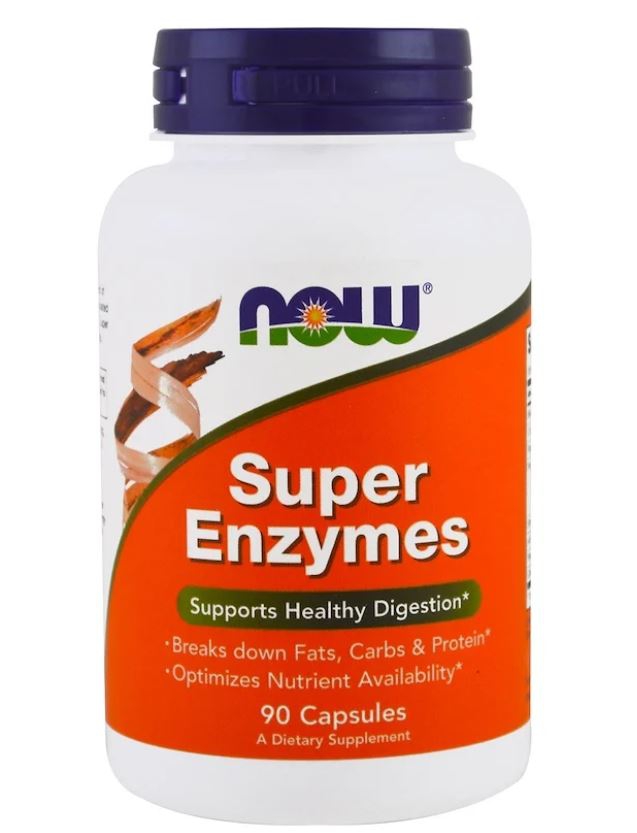 Super Enzymes (90 capsules) - Now Foods