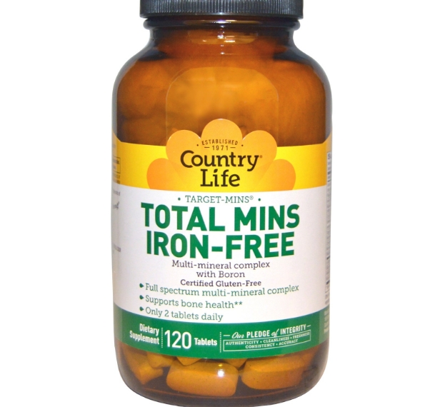 Multi Mineralen Supplement Met Boron Ijzervrij Glutenvrij 120 Tabletten Country Life country life kopen in de aanbieding Multi Mineralen Supplement Met Boron Ijzervrij Glutenvrij 120 Tabletten Country Life country life kopen in de aanbieding