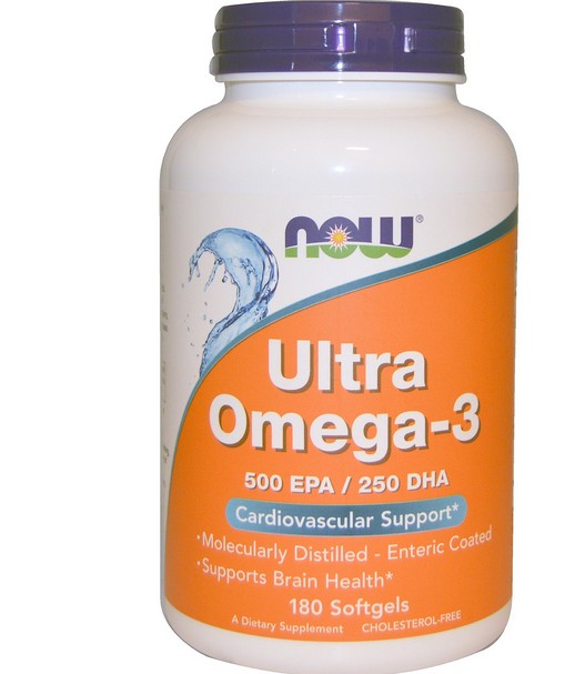 Afbeelding van Ultra Omega 3, Enteric Coating (180 softgels) - Now Foods