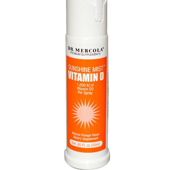 Vitamine D3 Spray, Sunshine Mist, 1000 IE Dr. Mercola