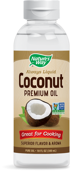 Natures Way Liquid Coconut Oil Premium